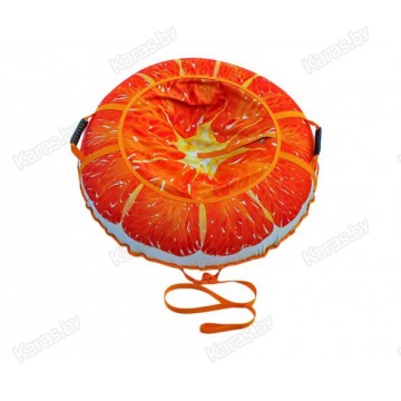 Санки-ватрушки Митек Сочный Апельсин (110см)