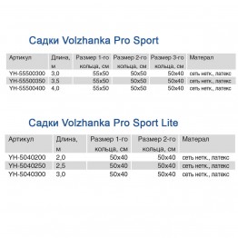Садок Volzhanka Pro Sport 350х50х50см (латекс)