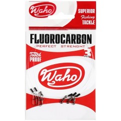 Поводок флюорокарбоновый Waho 0,43 мм (3 шт.)