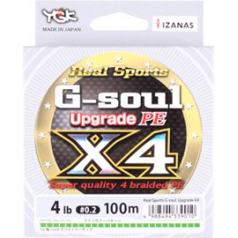 Леска плетёная YGK G-Soul Upgrade X4 150 м (#0.2-0.4)