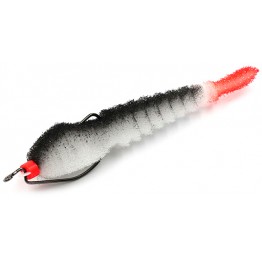 Поролоновая рыбка Яман Polliwog 100 мм на офсетном крючке (3 шт.)