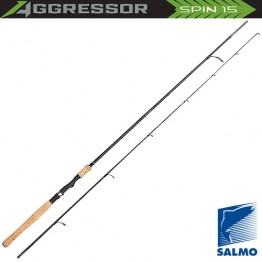 Спиннинг Salmo Aggressor SPIN 15, углеволокно, штекерный, 2,1 м, тест: 3-15 г, 134 г