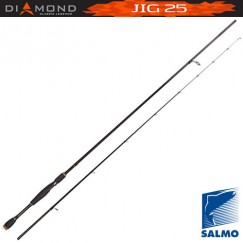 Спиннинг Salmo Diamond JIG 25, углеволокно, штекерный, 2,48 м, тест: 5-25 г, 123 г