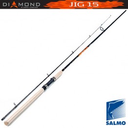 Спиннинг Salmo Diamond JIG 15, углеволокно, штекерный, 2,04 м, тест: 3-15 г, 116 г