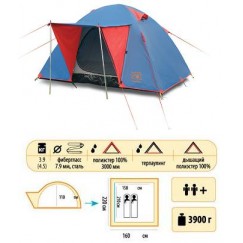 Туристическая палатка Sol Wonder 2+