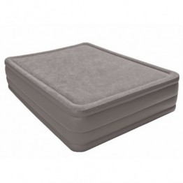 Надувной матрас-кровать INTEX Foam Top Bed 152х203х51 см