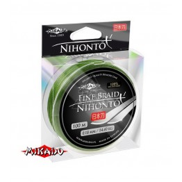 Леска плетеная Mikado Nihonto Fine Braid 100м (зеленый)
