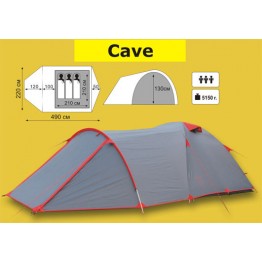 Экспедиционная 3-4-х местная палатка TRAMP Cave