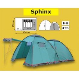 Кемпинговая 4-х местная палатка TRAMP Sphinx