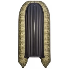 Надувная 2-местная ПВХ лодка Ривьера Компакт 2900 НДНД (камуфляж)