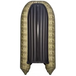 Надувная 2-местная ПВХ лодка Ривьера Компакт 2900 НДНД (камуфляж)