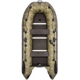 Надувная 3-местная ПВХ лодка Ривьера Компакт 3200 СК (камуфляж)