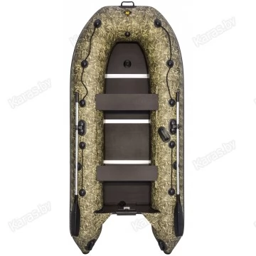 Надувная 3-местная ПВХ лодка Ривьера Компакт 3200 СК (камуфляж)