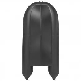 Надувная 3-местная ПВХ лодка Ривьера Компакт 3200 СК Касатка (зелено-черная)