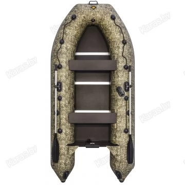 Надувная 4-местная ПВХ лодка Ривьера Компакт 3600 СК (камуфляж)