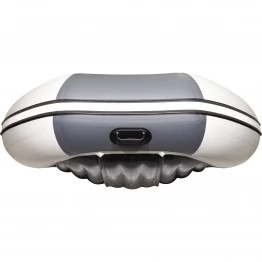 Надувная 3-местная ПВХ лодка Ривьера Максима 3200 НДНД  Гидролыжа (светло-серый/графит)