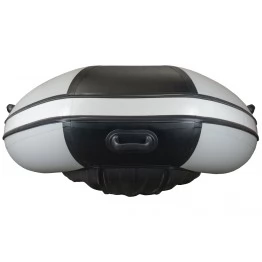 Надувная 4-местная ПВХ лодка Ривьера Максима 3600 НДНД  Гидролыжа (светло-серый/черный)