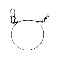 Титановый поводок AFW Titanium Black Oxide Leaders оснащённые вертлюгом и застёжкой (1 шт.)