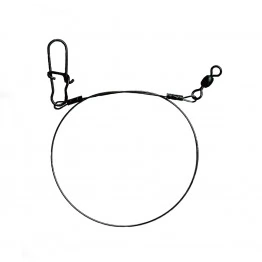 Титановый поводок AFW Titanium Black Oxide Leaders оснащённые вертлюгом и застёжкой (1 шт.)