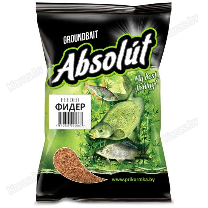 Прикормка Absolut Фидер (светлая) 750 г