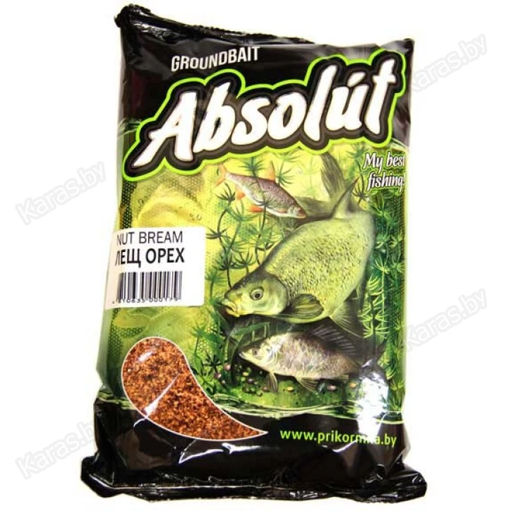 Прикормка Absolut Лещ орех (светлая) 750 г