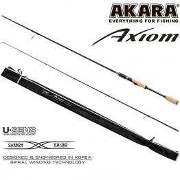Спиннинг Akara Axiom M, углеволокно, штекерный, 2.1 м, тест: 6-28 г, 128 г