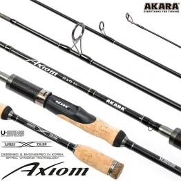 Спиннинг Akara Axiom M, углеволокно, штекерный, 2.1 м, тест: 6-28 г, 128 г