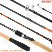 Спиннинг Akara Black Hunter 702 M, углеволокно, штекерный, 2.1 м, тест: 5-22 г, 136 г