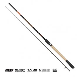 Спиннинг Akara Black Hunter 702 M, углеволокно, штекерный, 2.1 м, тест: 5-22 г, 136 г