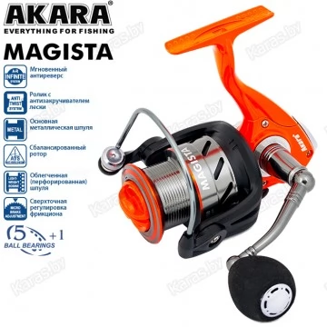 Безынерционная катушка Akara Magista AFM2000-6