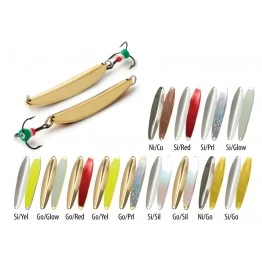 Блесна вертикальная зимняя Akara Ice Striker рыбка с тройником AIS-40-** (5.6гр)