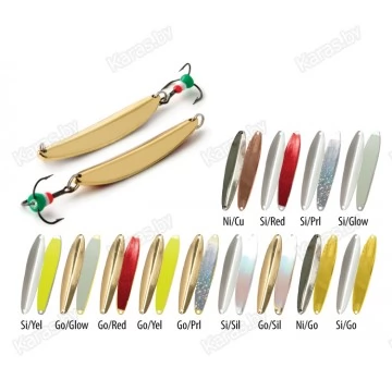 Блесна вертикальная зимняя Akara Ice Striker рыбка с тройником AIS-55-** (16.8гр)