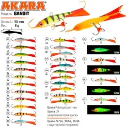 Балансир Akara Bandit 50, 8 г