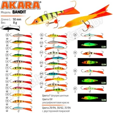 Балансир Akara Bandit 50, 8 г