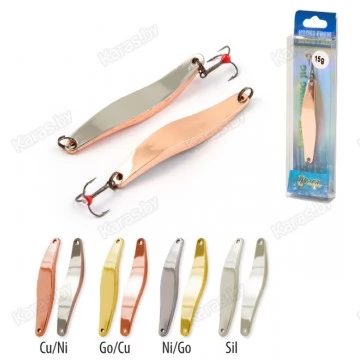 Блесна вертикальная зимняя Akara Ice 3402 с тройником  BL-3402-11-** (11гр)