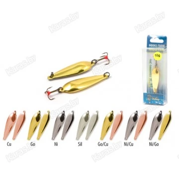 Блесна вертикальная зимняя  Akara Ice 3411 с тройником  BL-3411-10-** (10гр)