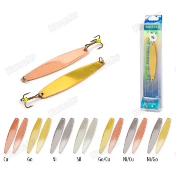 Блесна вертикальная зимняя Akara Ice 3416 с тройником  BL-3416-9-** (9гр)