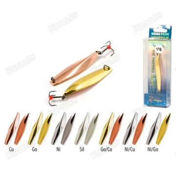 Блесна вертикальная зимняя Akara Ice 3437 с тройником BL-3437-7-** (7гр)