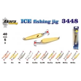 Блесна вертикальная зимняя Akara Ice 3448 с тройником BL-3448-5-** (5гр)