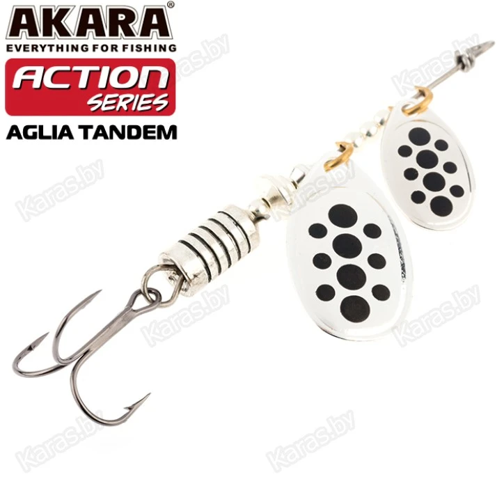 Блесна вращающаяся Akara Aglia Tandem 1/3 (8 г)