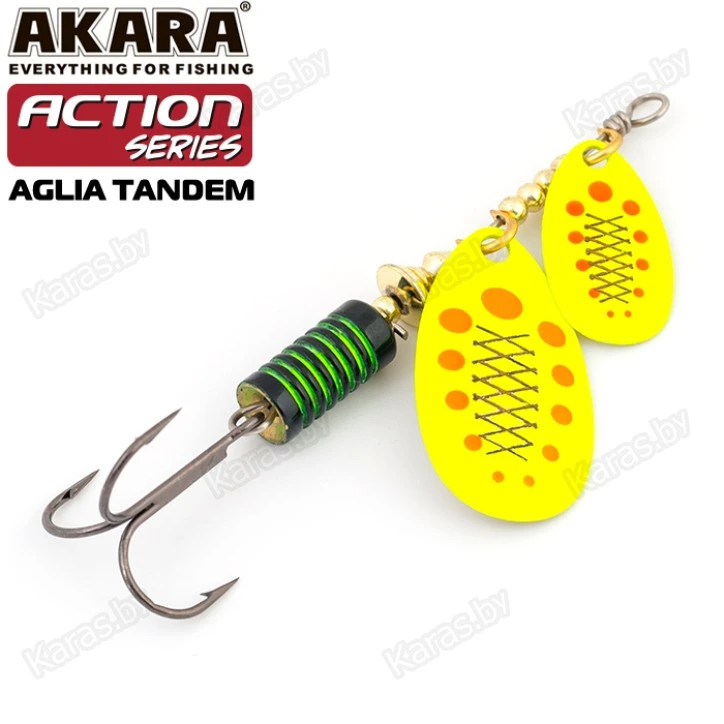 Блесна вращающаяся Akara Aglia Tandem 1/3 (8 г)