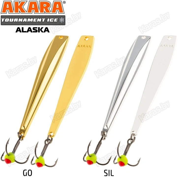 Блесна вертикальная зимняя Akara Tournament Ice Alaska 80 мм (11 гр)