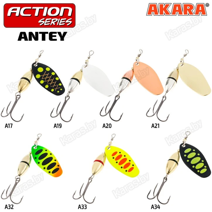 Блесна вращающаяся Akara Antey 4 (9.5 г)