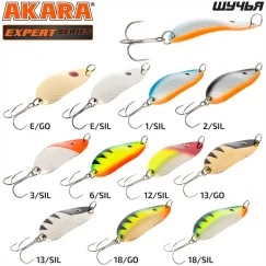 Блесна колеблющаяся Akara Expert Щучья (65мм/18г)