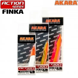 Блесна колеблющаяся незацепляйка Akara Action Series Finka (80мм/21г)