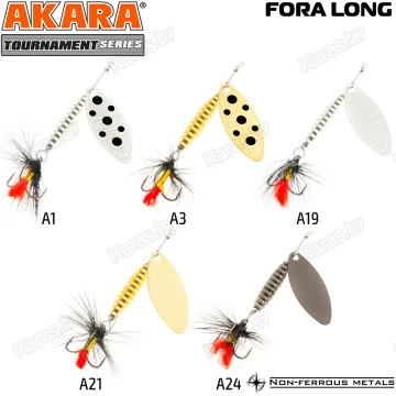 Блесна вращающаяся Akara Fora Long 2 (6.7 г)