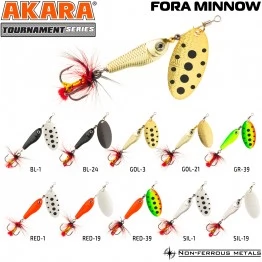 Блесна вращающаяся Akara Fora Minnow 1 (6.5 г)