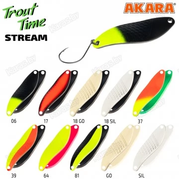 Блесна колеблющаяся Akara Trout Time Stream (8.5 г)