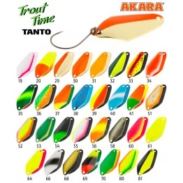 Блесна колеблющаяся Akara Trout Time Tanto (2.2 г)