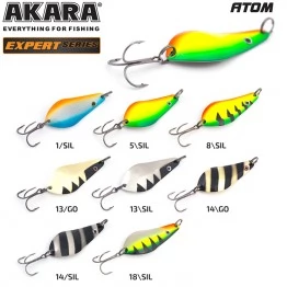Блесна колеблющаяся Akara Expert Атом (55мм/10г)